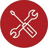 Manufacturing Solutions Graphic of Screwdriver and Wrench